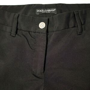Dolce & Gabbana sleek polished slacks sz 8 to 10 - US sz42 Italian 30 in waist